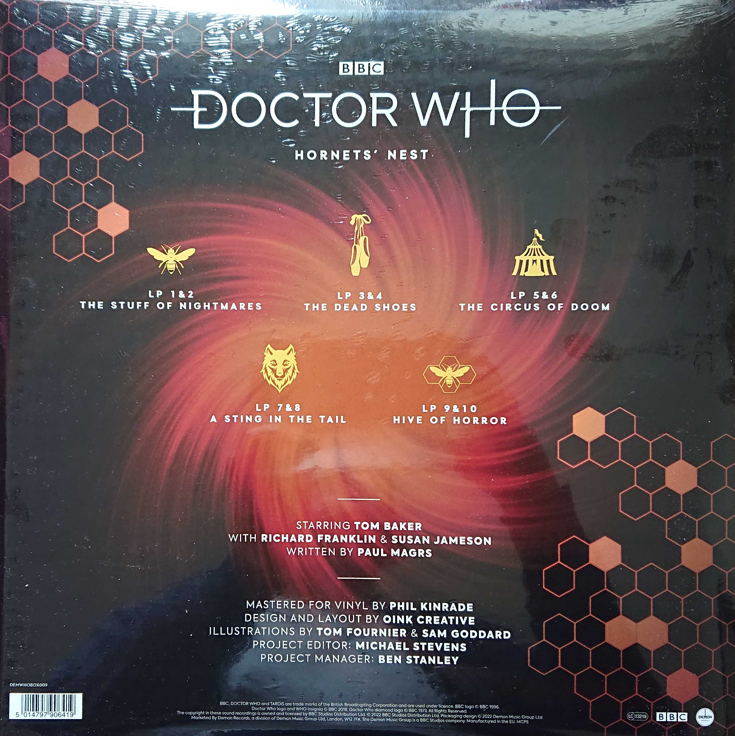 Picture of DEMWHOBOX009 Doctor Who - Hornets' next by artist Paul Magrs from the BBC records and Tapes library